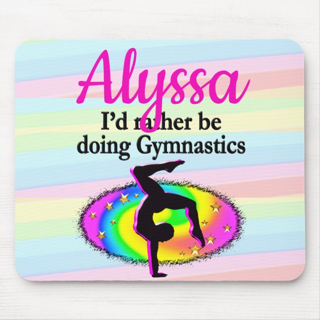 Mousepad Preferencialmente ESTAR FAZENDO GINÁSTICA (Frente)