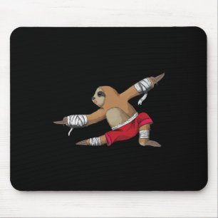 Mousepad Preguiça de Muay Thai no Kickboxing como Karate Ki