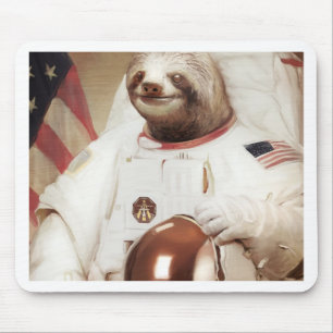 Mousepad preguiça do astronauta