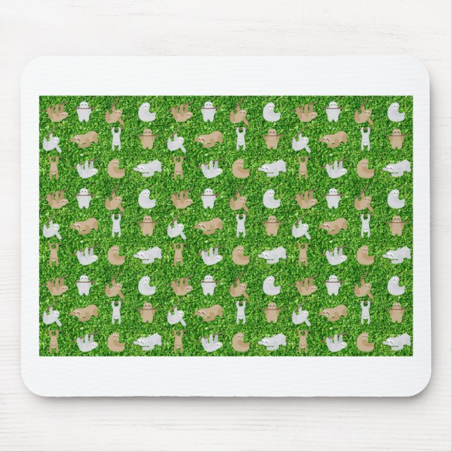 Mousepad preguiças engraçadas (Frente)