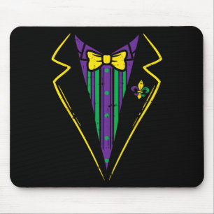 Mousepad Preguiçoso Tuxedo Arco Costume Tie Funny Mardi Gra