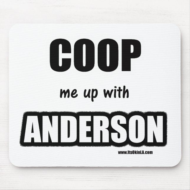 Mousepad Prenda-me acima com Anderson (Frente)