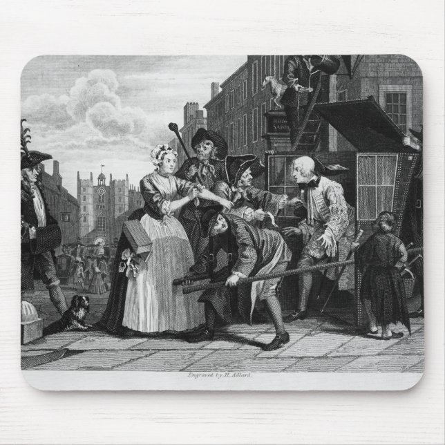 Mousepad Prendido para o débito, placa V (Frente)