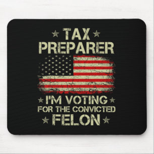 Mousepad Preparador Estou votando no réu condenado engraçad