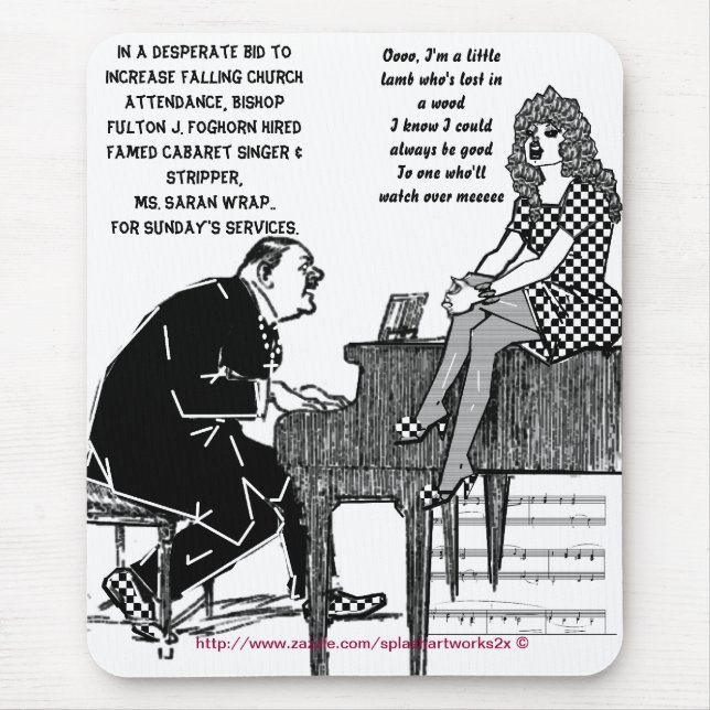 Mousepad "Presença da Igreja Caindo" (Frente)