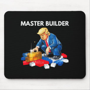 Mousepad Presente Blocos de Construção Construtor Mestre Tr