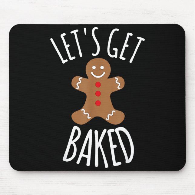 Mousepad Presente Boba de Natal Vamos Ficar Assados Biscoit (Frente)