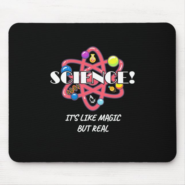 Mousepad Presente cientista | A Ciência Da Química É Como A (Frente)