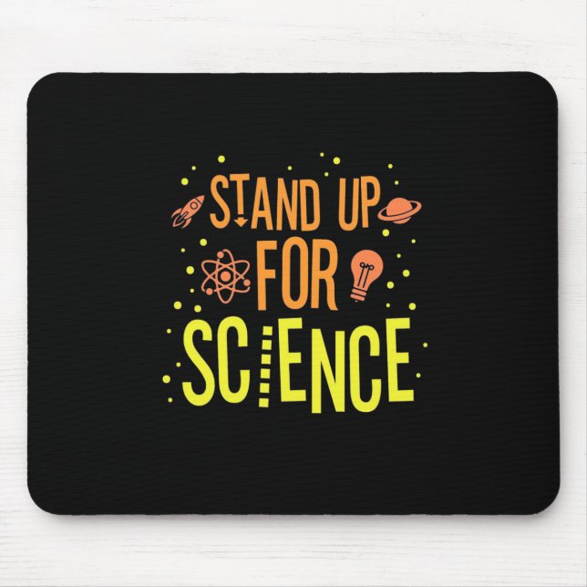Mousepad Presente cientista | Prepare-Se Para A Ciência (Frente)
