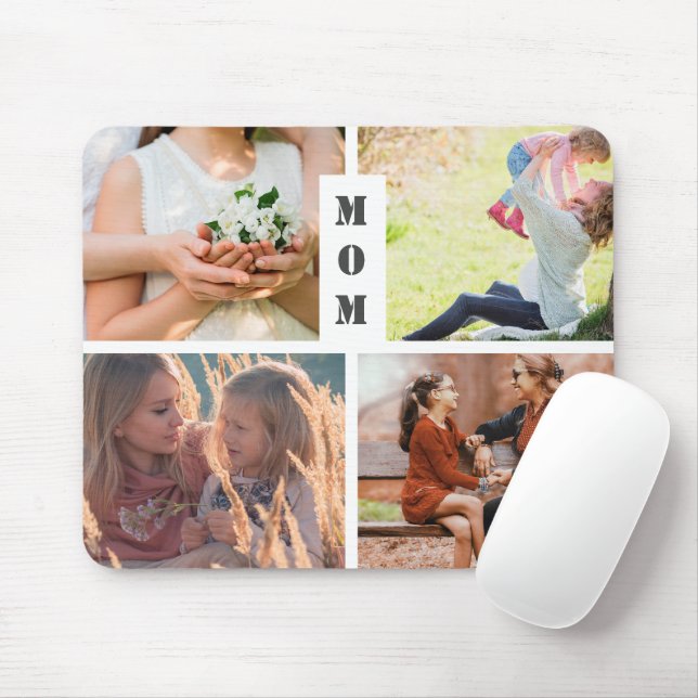 Mousepad Presente da Mãe Menina, Surpreenda sua mãe, Acessó (Com mouse)