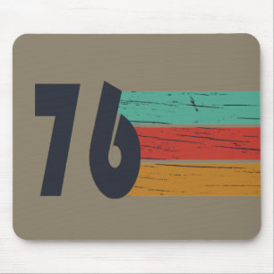 Mousepad Presente de 50º aniversário vintage de 1976