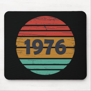 Mousepad Presente de 50º aniversário vintage de 1976