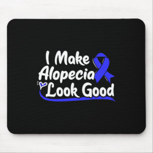 Mousepad Presente de Alopecia Areata - Sensibilização para 