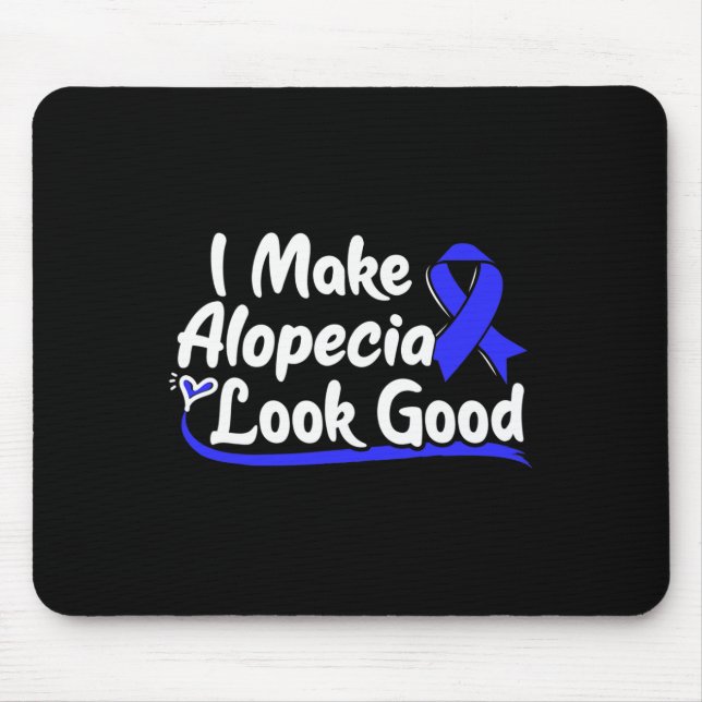 Mousepad Presente de Alopecia Areata - Sensibilização para  (Frente)