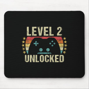 Mousepad Presente de Aniversário de 2 Anos Vintage Jogos In