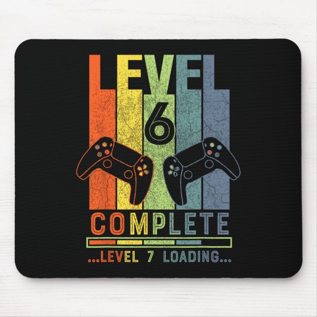 Mousepad Presente de Aniversário de Casamento de 6 Anos par (Frente)