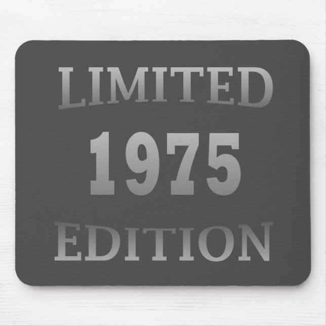 Mousepad Presente de aniversário de edição limitada de 1975 (Frente)