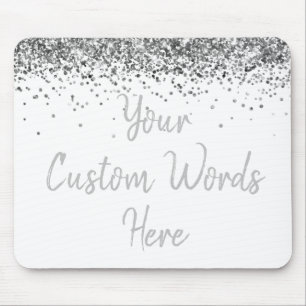 Mousepad Presente de aniversário do Assistente de Prata Bra