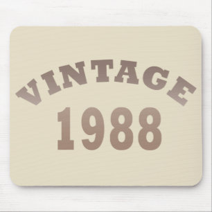 Mousepad Presente de aniversário moderno e elegante de 1988