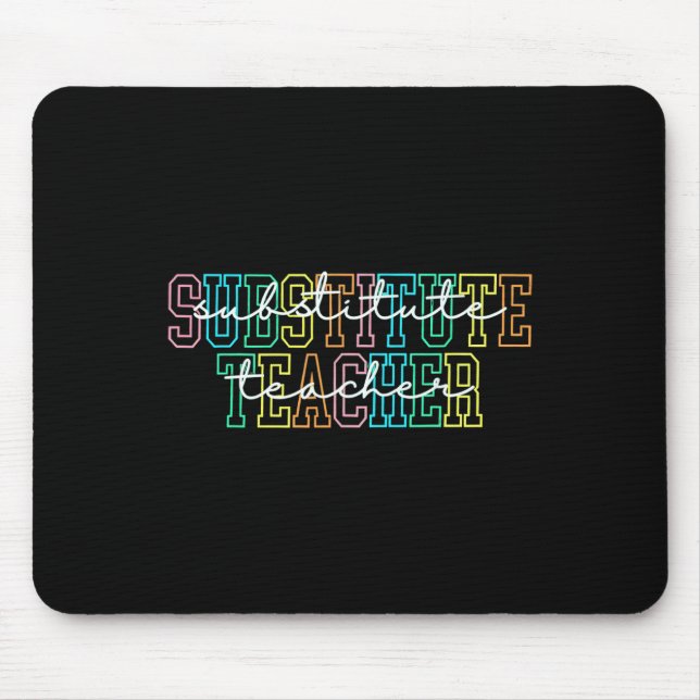 Mousepad Presente de Apreciação para Professor Substituto (Frente)