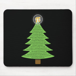 Mousepad Presente De Árvore De Natal Pi 3.14 Para Estudante