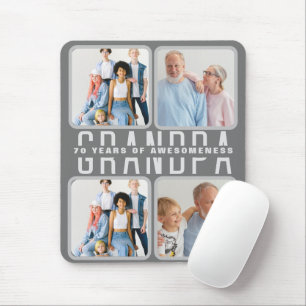 Mousepad Presente de avós para 70 anos