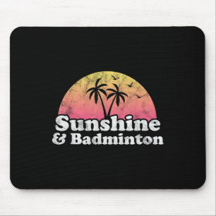 Mousepad Presente de Badminton - Sol e Badminton para Homen