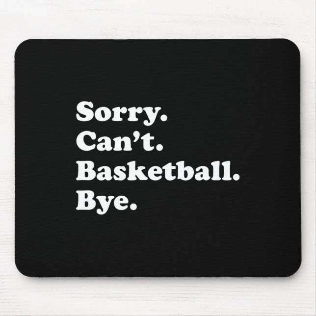 Mousepad Presente de basquete divertido para homens, menina (Frente)