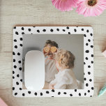 Mousepad Presente de beleza de pontos negros e fotos da fam<br><div class="desc">Presente de beleza de pontos negros e fotos da família moderna</div>