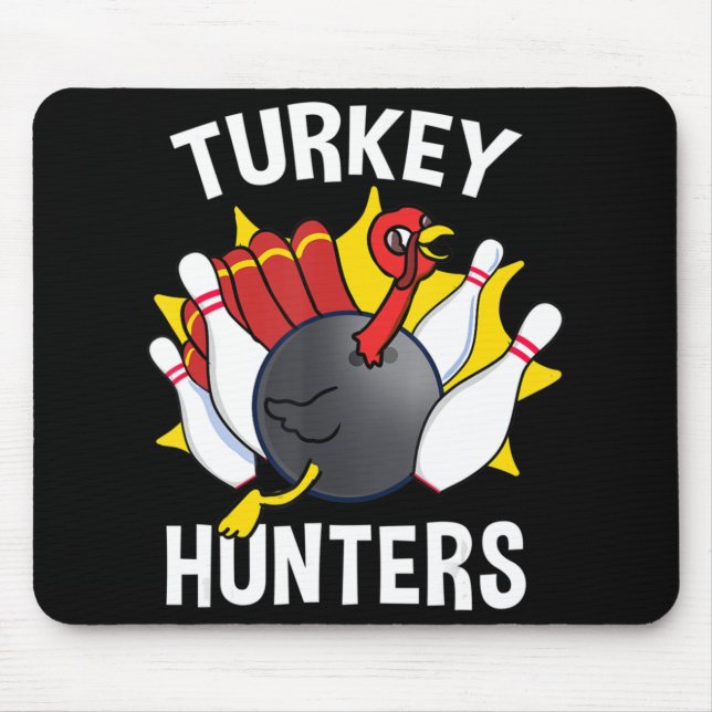 Mousepad Presente de Boliche de caça à Boliche na Turquia (Frente)