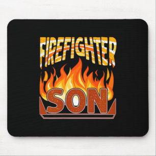 Mousepad Presente de Bombeiro Filho Orgulhoso de Bombeiro C