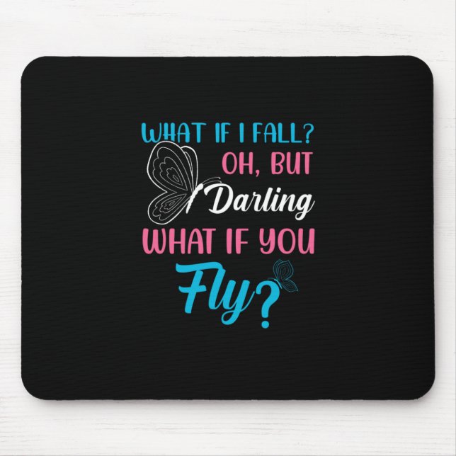 Mousepad Presente de borboleta | E Se Voar (Frente)