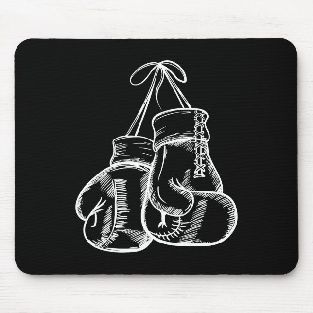 Mousepad Presente de Boxas Brancas com Amor Retroativo Ofer (Frente)