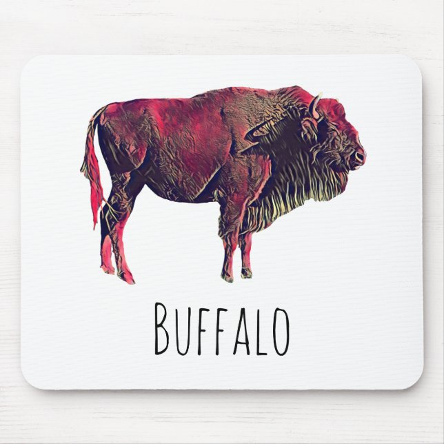 Mousepad Presente de Búfalo (Frente)