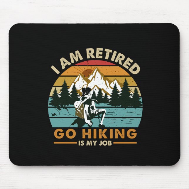 Mousepad Presente de Camper | Ir Caminhar É O Meu Emprego A (Frente)