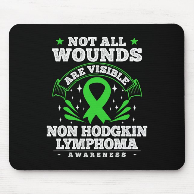 Mousepad Presente de Câncer de Sangue Conscientização de Li (Frente)
