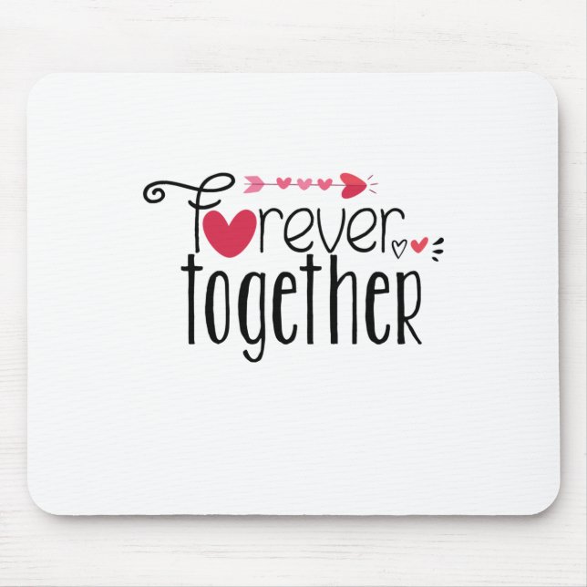 Mousepad Presente de casal para sempre (Frente)