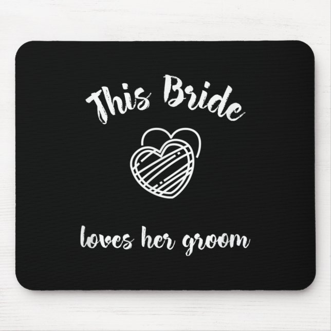 Mousepad Presente de Casamento Despedida de Solteira Lua de (Frente)