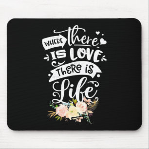 Mousepad Presente de Casamento   Há Amor Há Vida