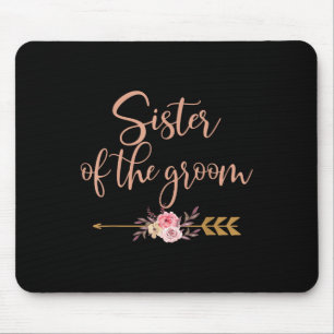 Mousepad Presente De Chuveiro Nupcial Da Irmã Do Noivo Casa