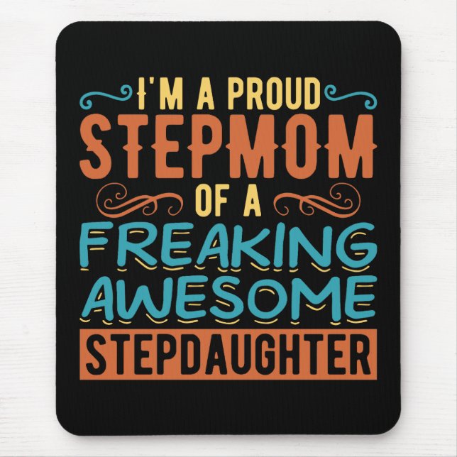Mousepad Presente de Citação de Enteada para Madrasta Orgul (Frente)