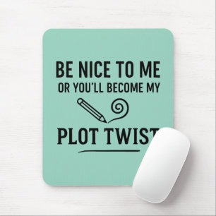 Mousepad Presente de Citação de Escritor Engraçado para Aut