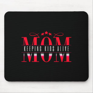 Mousepad Presente de citação engraçada de mãe mantendo filh