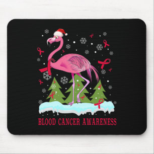 Mousepad presente de consciência de cancer de sangue flamin