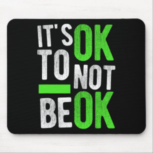 Mousepad Presente de Consciência do Suicídio da Saúde Menta
