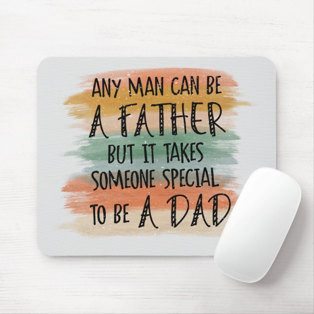 Mousepad Presente de Dia de os pais Stepdad | Pai especial (Com mouse)