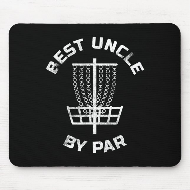 Mousepad Presente de Disc Golf para Homens Melhor Tio By Pa (Frente)