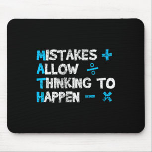 Mousepad Presente de dizer engraçado professor de matemátic