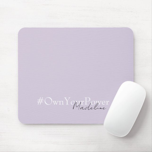 Mousepad Presente de empoderamento do Girlpatrão - Nome per (Com mouse)