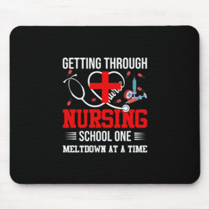 Mousepad Presente de Enfermeira Atravessar A Primeira Esc